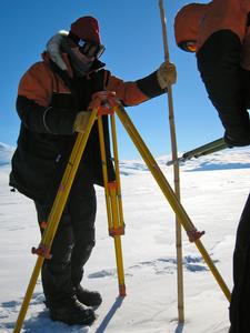 UC's Wolfgang Rack in Antarctic